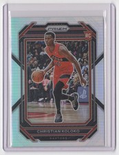 2022-23 Panini Prizm Silver Prizm Christian Koloko Rookie Toronto Raptors #265
