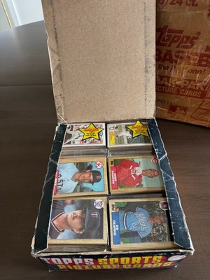 1987 Topps Baseball Unopened Rak-Pak Box 1,176 Cards Bonds BO McGwire Rookie Yr!
