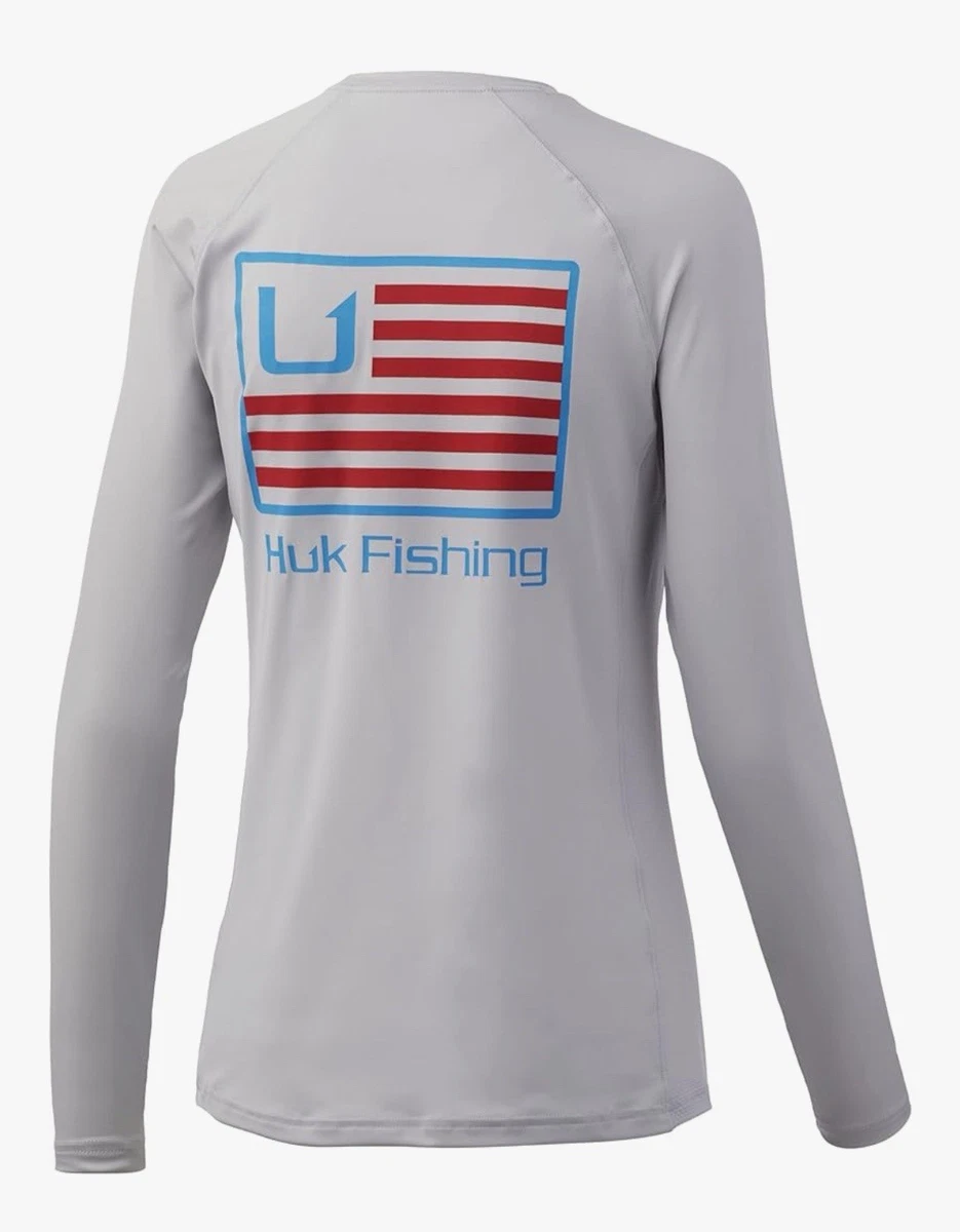 HUK Men's con X Long Sleeve Fshng Shrt wth Sun Protecton