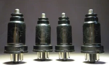 4pcs. 6K7 = 6К7; US6K7; US-6K7; VT-86 Pentode tube NEW. OTK. MILITARY. 1962