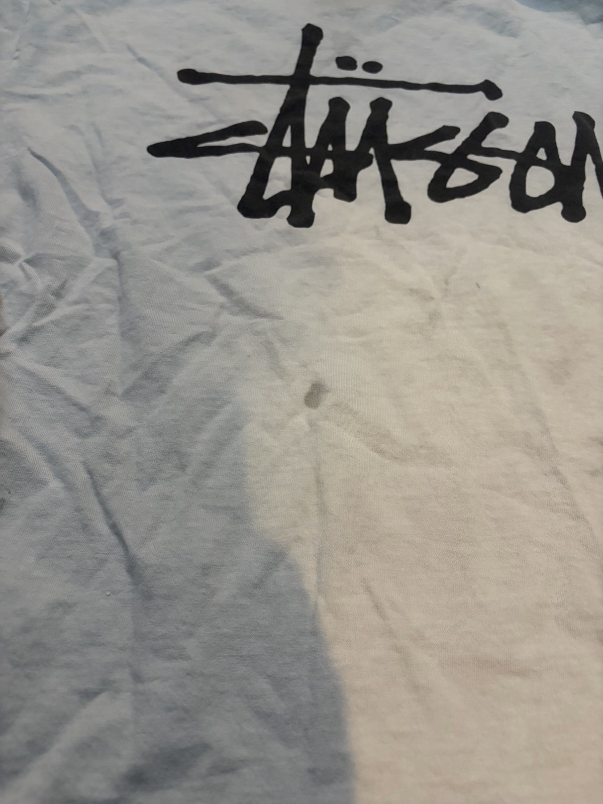 Vintage 2000s Stussy T Shirt Men’s Size Large Gray FLAWS thumbnail 11