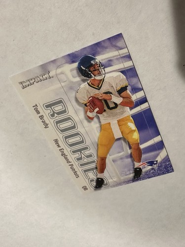 Tom Brady 2000 Skybox Impact Rookie Novelty Card. Michigan Wolverines. - Picture 5 of 6