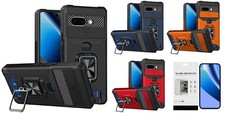 For Google Pixel 10a Multi-Functional Hybrid Case Phone Cover + Tempered Glass