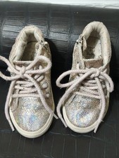 Zara Baby Mädchen Glitzer Schuhe Größe 4 ( EU 21 )