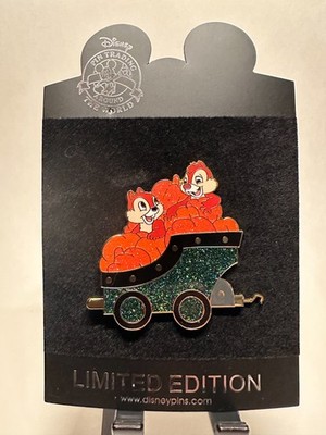 RARE 2010 Disney Shopping Chip and Dale Halloween Train Disney Pin LE 135