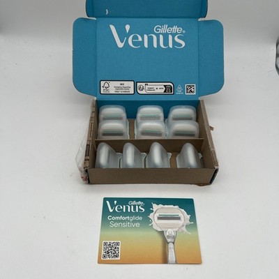 Gillette Venus Pro ComfortGlide Sensitive   10 Ersatzklingen Damen Aloe Vera