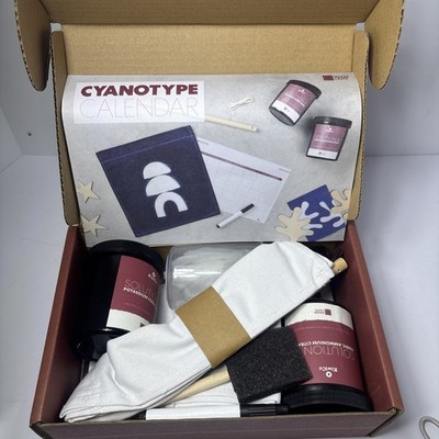 Kiwi Co Maker Craft Cyanotype Calendar Craft Kit No Ink Included New In Box