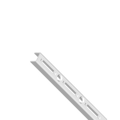 10000-00114= Single Wandschiene 1-reihig H 14,5 cm weiß Classic50 Element System