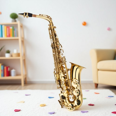 #ad #ad Eb Alto Beginner Student Saxophone Kit Brass Body Golden Finish E Flat Sax $254.99