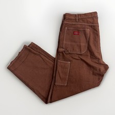 Dickies Men's Carpenter Pants Relaxed Fit, 8 Pocket Straight Leg Denim Jeans VTG