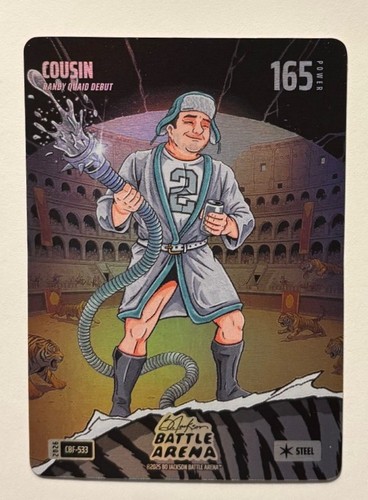 2026 Bo Jackson Battle Arena Cousin Randy Quaid CBF-533 Coliseum SSP Steel