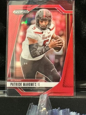 2025 Panini Prizm Draft Picks - Patrick Mahomes II #198 Red Prizm /399
