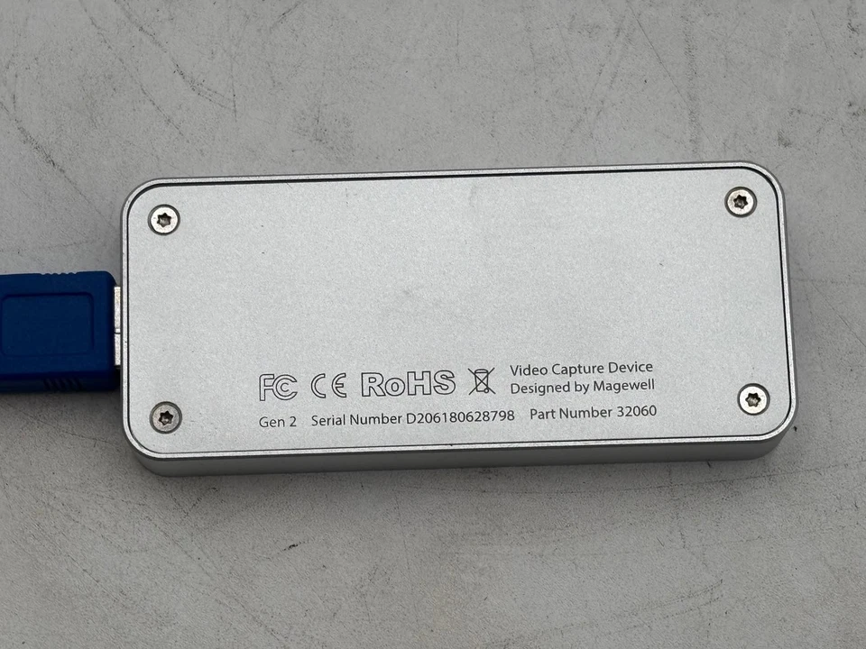 Dispositivo de captura de video HDMI Magewell Gen 2 USB, modelo 32060 con cable USB Foto 3 de 4