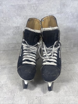 VINTAGE BAUER NYLON SUPREME 92 HOCKEY SKATES SZ 11 M Good Condition