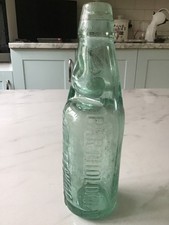Old Glass Bottles With Marble In The Neck