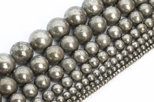 Natural Copper Pyrite Beads Grade AAA Round Loose Beads 2/3/4/6/8/9-10MM