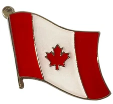 Canada Canadian Country Flag Bike Motorcycle Hat Cap lapel Pin
