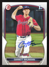 Garrett Baumann Signed Autograph 2023 Bowman Draft #BD-172 Atlanta Braves 17
