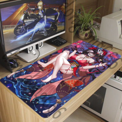 Honkai: Star Rail Sparkle Keyboard Mouse Pad Game Desk Playmat Anime Mouse Mat