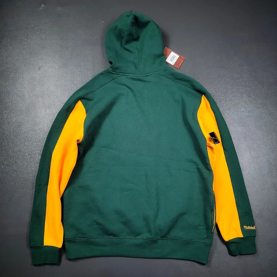 100% Authentic Seattle Supersonics Mitchell & Ness Hoodie Mens - kemp payton - Image 4 of 4