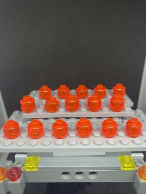 Lego Modling Error LEGO Lot Of 16 Heads Misprint Molding Error Short Shots | eBay