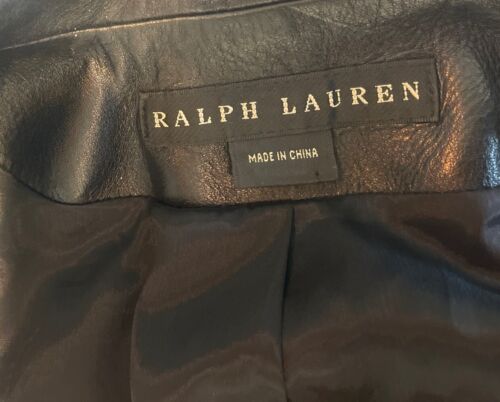 RALPH LAUREN Black Label butterweicher Lammleder Blazer Jkt~6~neuwertig~siehe Beschreibung - Bild 11 von 12