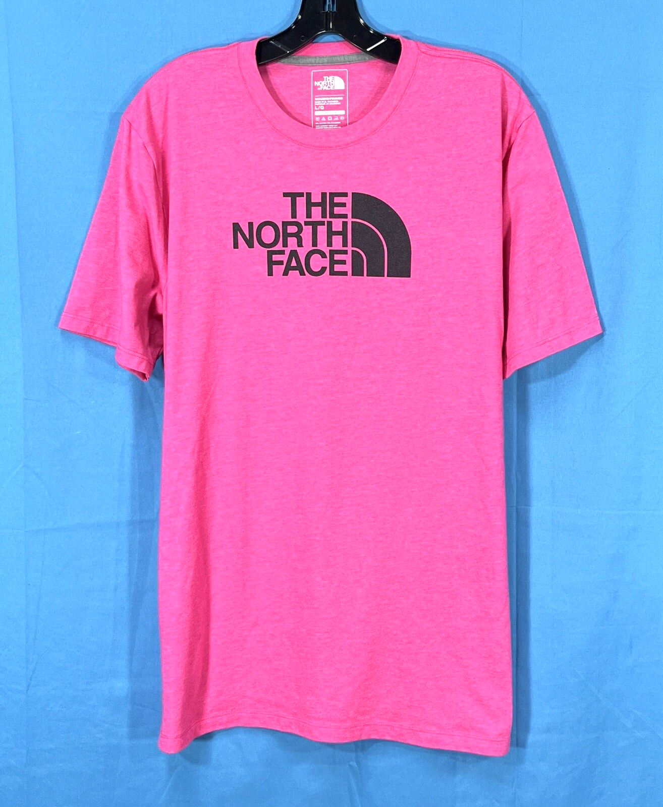 The North Face Pink Half Dome Logo Short Sleeve Tee