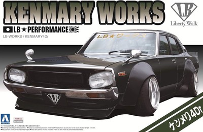 AOSHIMA 05127 1:24 LB WORKS KENMARY 4DR 2015 VER Plastic Model Kit