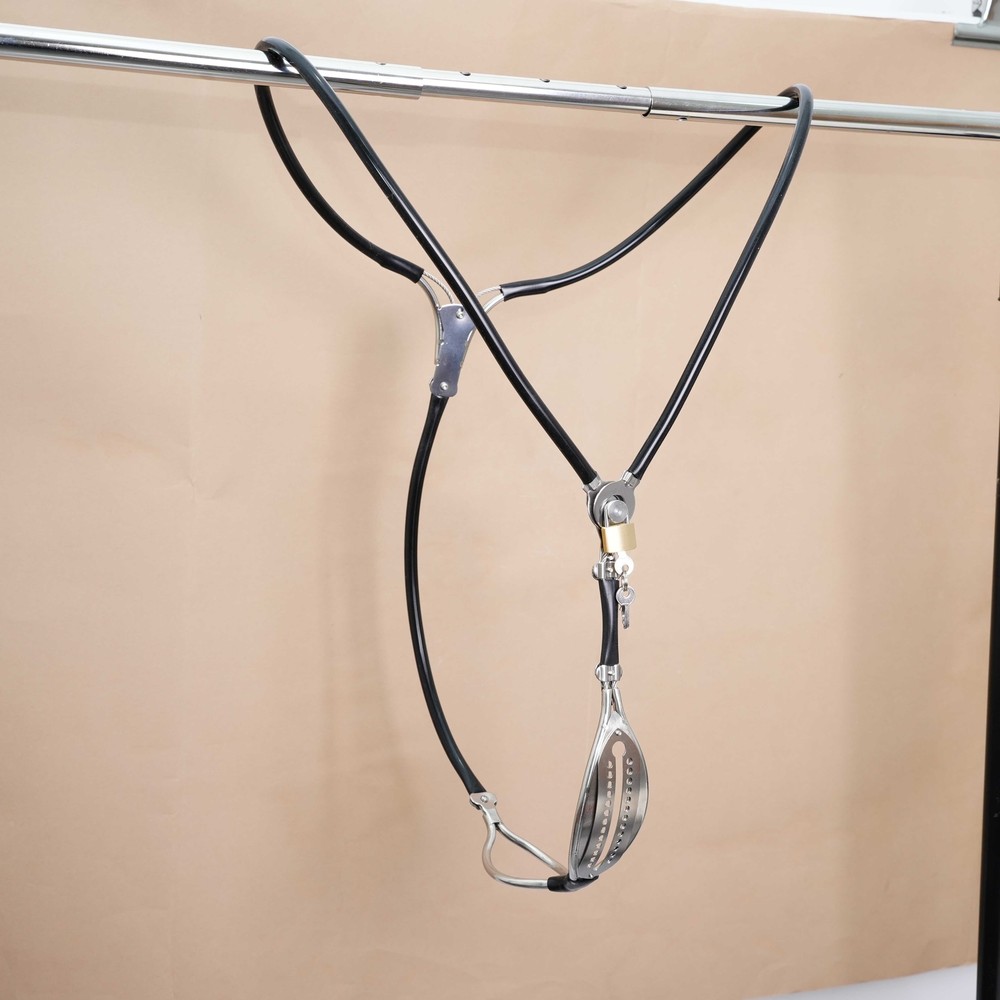 Female Customized Stainless Steel Chastity Belt Device Invisible Pants Simple SM