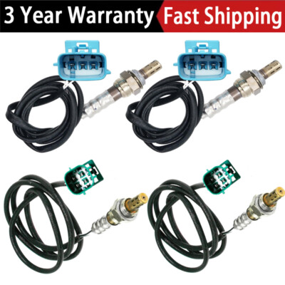 4x Oxygen Sensor Upper&Undder For 2001-02 Nissan Pathfinder 2002-03 Infiniti QX4