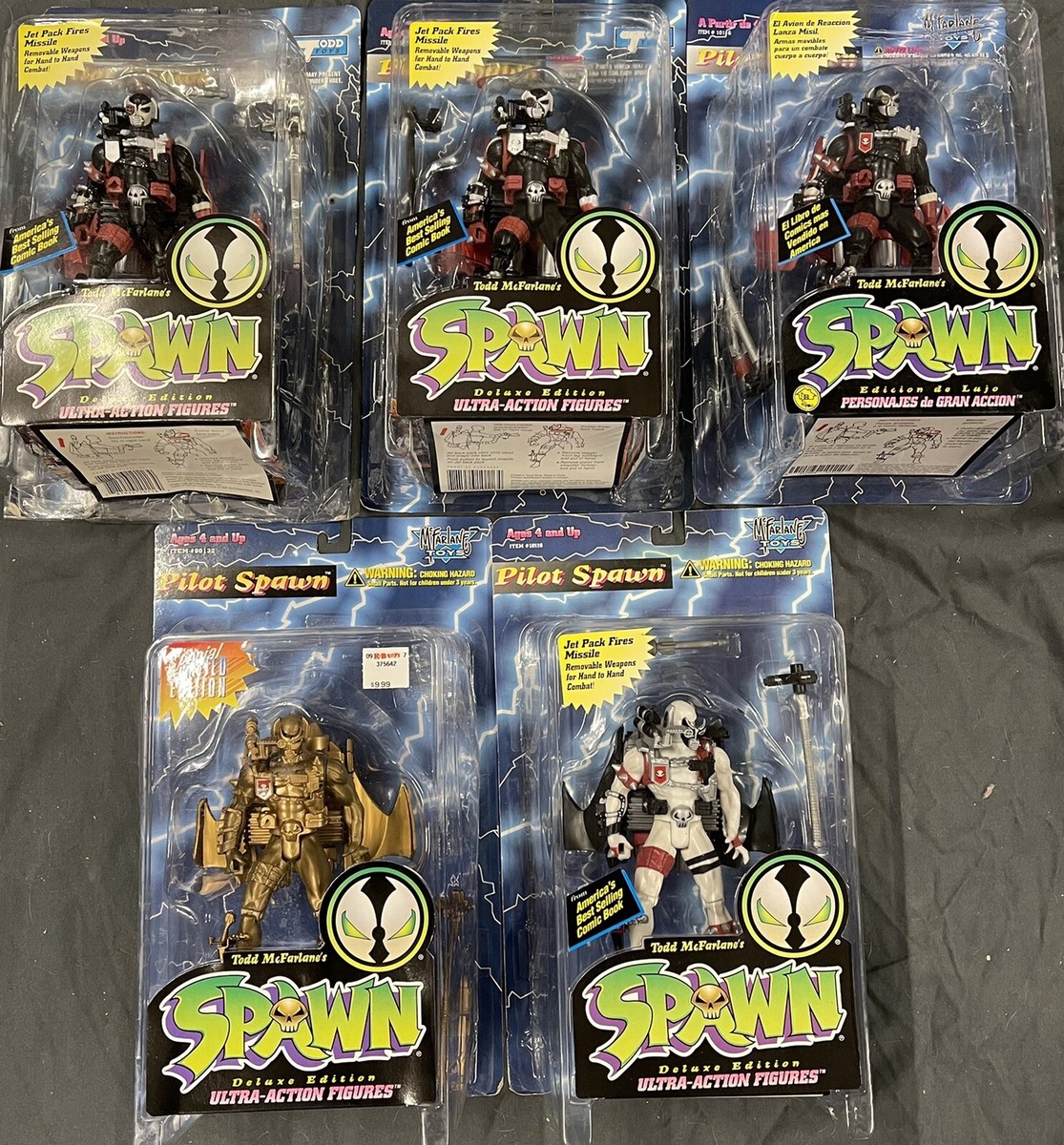 SPAWN ☆Pilot Spawn☆パイロット・スポーン4種セット！未開封 Mcfarlane Toys Spawn Series 2 Pilot Spawn With Variants | eBay