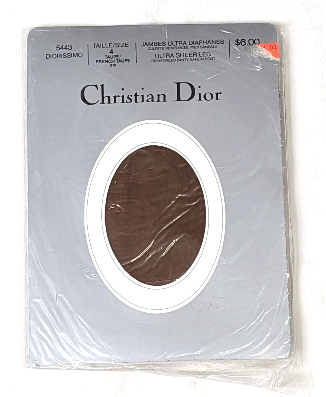 Pantalon renforcé Christian Dior Diorissimo 5443 ultra pur SZ4 Taupe