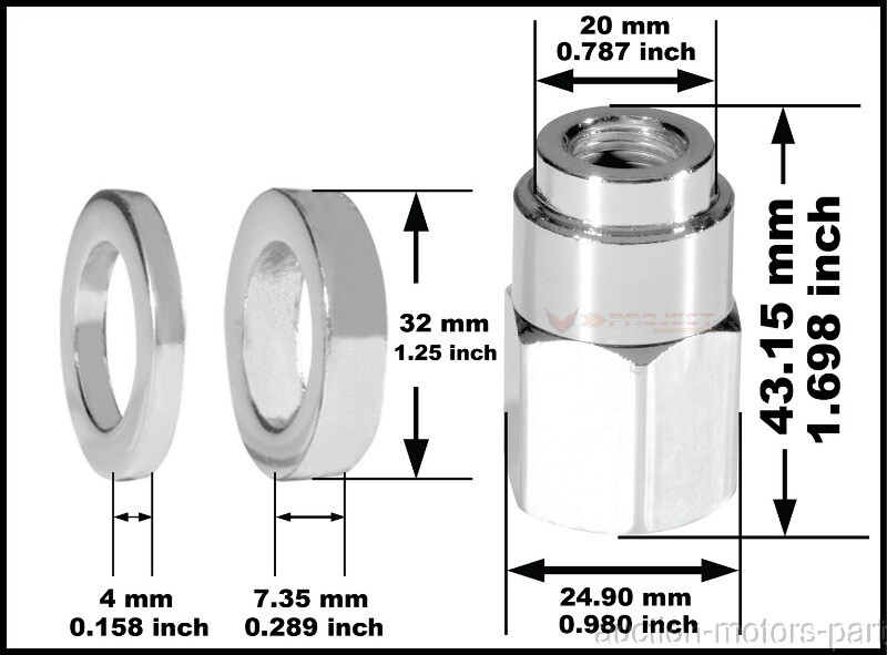 Wheel Studs Installer Tools Nut Kit Fits Hyundai Tiburon Year 2004 m12x1.5 V-Pro