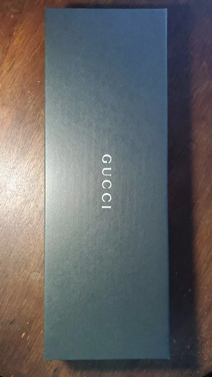 Authentique boîte cadeau Gucci cravate écharpe ceinture rangement accessoires + extras couleur : vert