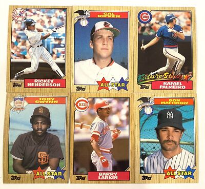 1987 Topps Baseball Cards 551-792 - HOF Stars Rookies RC - Pick Singles
