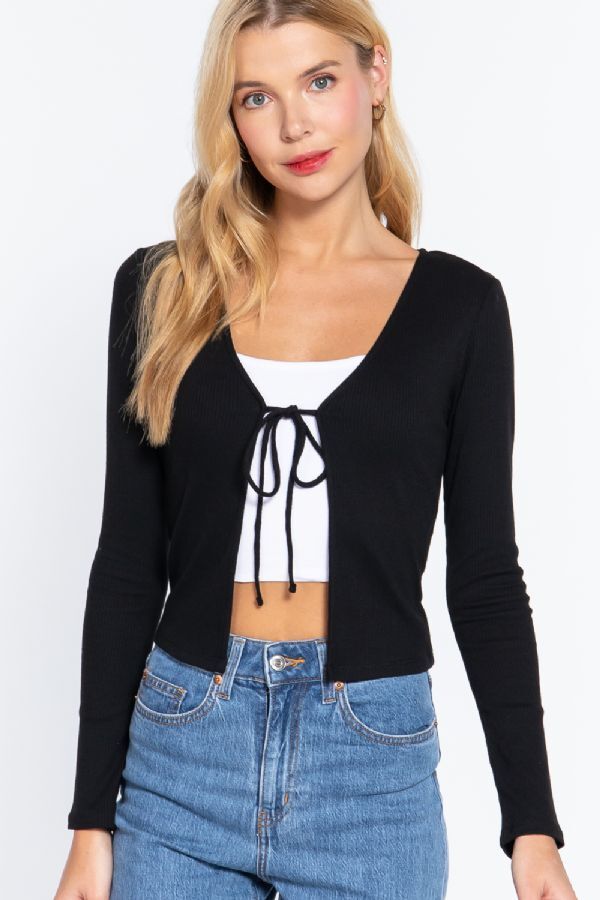 売れ筋商品|||ジェシカハワード ニット&セーター アウター レディース Open-Front Cropped Cardigan Natural Women Y2K Button Front Crop Sweater Cardigan Solid Color