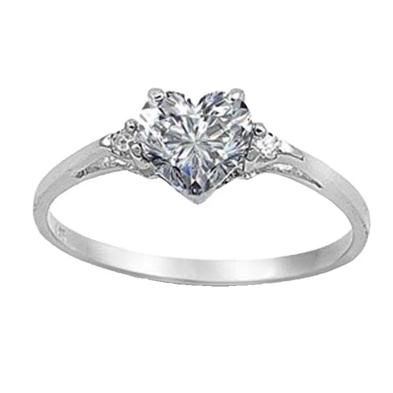 Anillos de Moda Plateado Plata Esmeralda