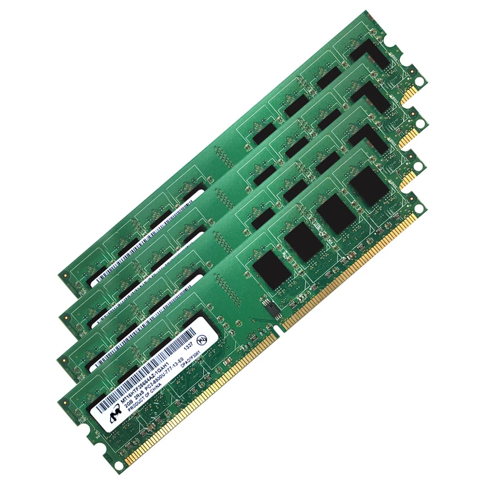 8GB 4GB 2GB PC2-8500 DDR2 1066MHz DIMM Desktop Memory Overclock RAM Micron LOT - Image 3 of 4