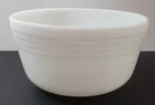 Vtg 1940s Pyrex White Ribbed Bowl For Hamilton Beach Stand Mixer Large 9" MCM