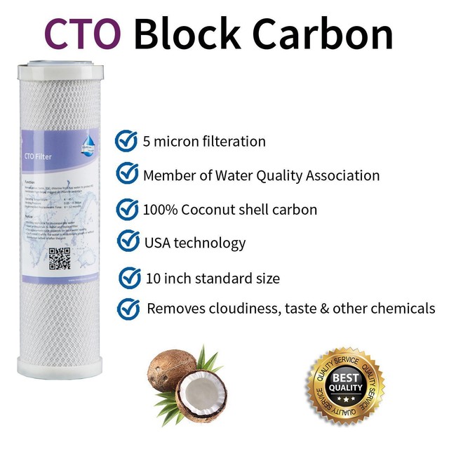 0.5 micron carbon block filter