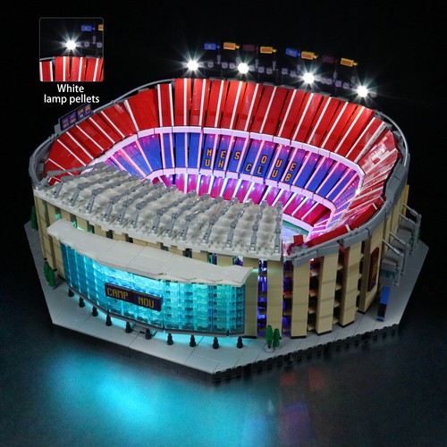 LocoLee Kit Luci LED per Lego 10284 Camp Nou – Set Illuminazione Modello FC Barcelona - Foto 6 di 14