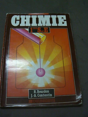 CHIMIE 1 ERE S ET E BOURBON CONTESTIN DELAGRAVE 1988 MANUEL SCOLAIRE LIVRE ECOLE - Photo 1/4