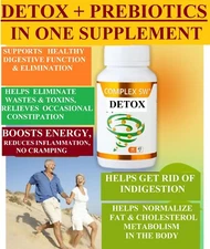 PREMIUM WHOLE BODY DETOX: LIVER GUT PANCREAS CLEANSE, PREBIOTICS  BITTER MELON  