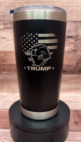 Trump 2024 20 oz - Vaso aislado láser de 2 lados - Keep America Great - MAGA - Imagen 4 de 11