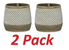 Lifestyle Home Resin Toothbrush Holder Hermosa 2 Pack 