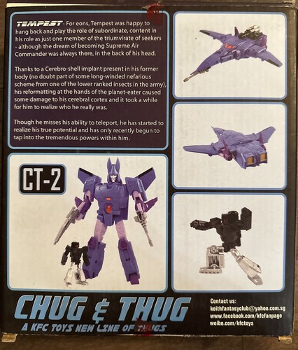 KFC Transformer CT-2 TEMPEST Keith Fantasy Club Cyclonus Masterpiece mp New - Picture 2 of 3