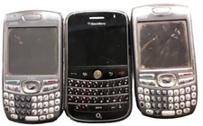 BlackBerry 1x Model 9000 e 2x Palm N10996 / magazzino pezzi di ricambio
