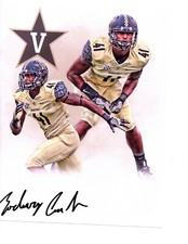Zach Cunningham Vanderbilt Commodores signed autographed 8x10 football photo c