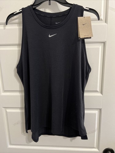 NEW!! Nike Women's Black Dri-Fit Training Tank Tops Size XSmall DD0615-010