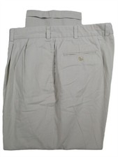 Bills Khakis Mens Beige Pleated Cotton M2P Chinos 41x30.5 USA Made